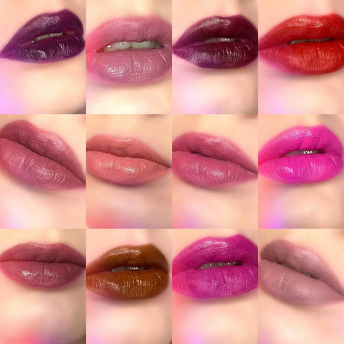 Kit 3 Batom Velvet Matte 24h Prova D'água Intransferível