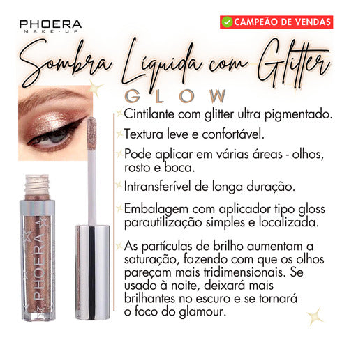 Sombra Líquida Metálica 2,5ml - Phoera