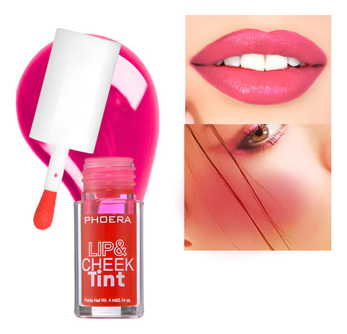 Lip Tint Lábios E Bochechas Matte A Prova D'água Phoera