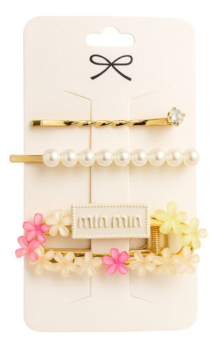 Kit 3 Un Presilhas Grampo De Cabelo