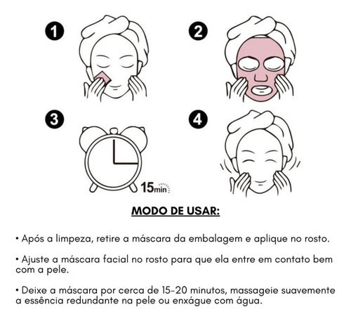 Máscara Facial De Hydrogel Phoera