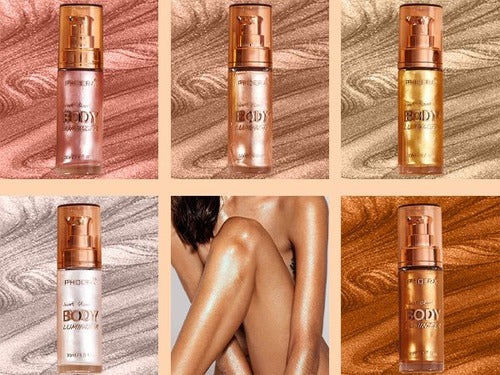 Iluminador Líquido Facial e Corporal Body Luminizer Phoera