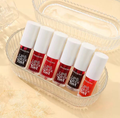 Lip Tint Matte Lábios e Bochechas Phoera