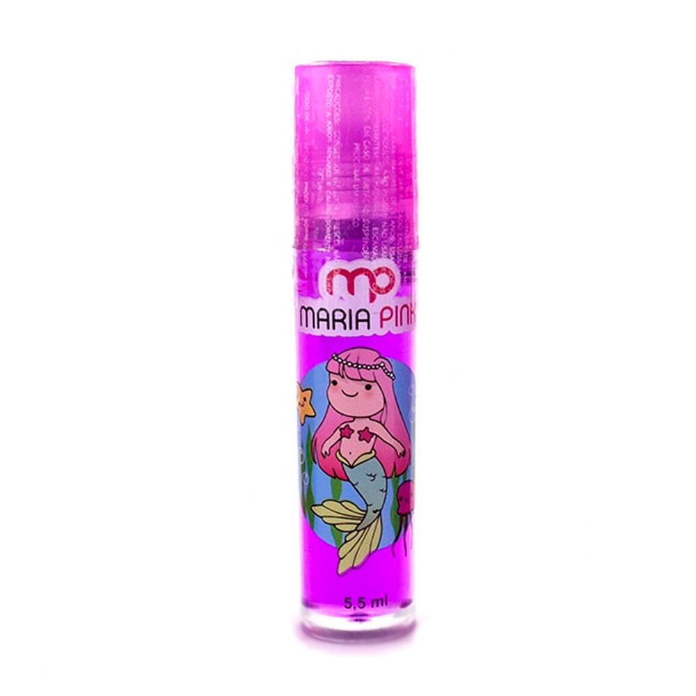 Brilho labial sereia Maria Pink
