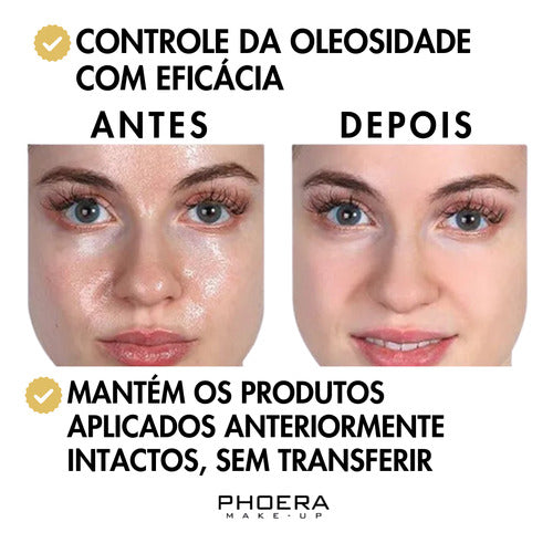 Pó Compacto Sheer Matte 12g Phoera