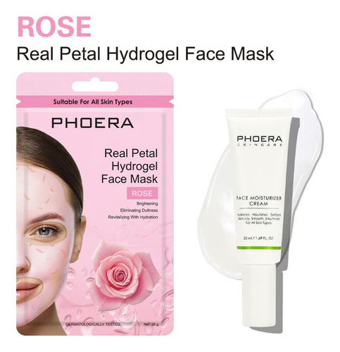 Kit Cuidados Com A Pele Creme + Máscara Hydrogel Pétala Real