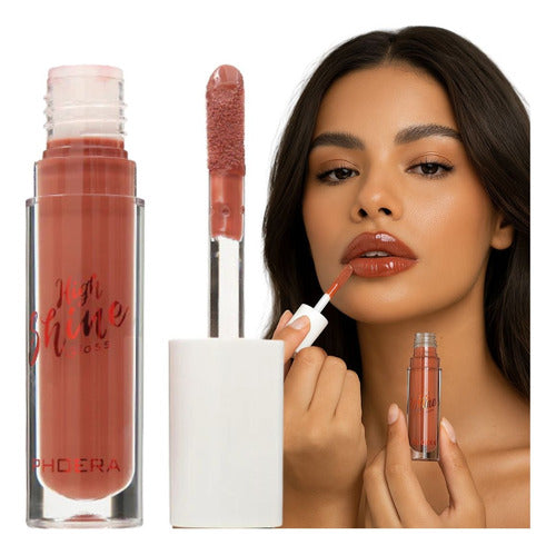Hydra Gloss Labial High Shine Phoera Boca 85% +hidratada