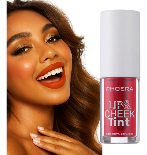Lip Tint Lábios E Bochechas Matte A Prova D'água Phoera