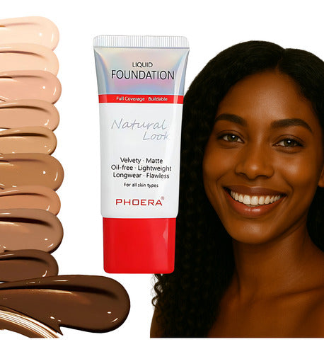 Base Líquida Natural Look 30ml - Phoera