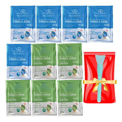 Kit 10und Máscara Sachê Olesidade Limpeza Hidratação +brinde