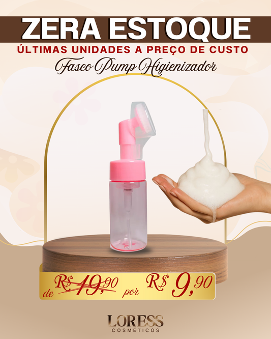 Frasco Pump Espumador Limpeza Facial -Skin Care