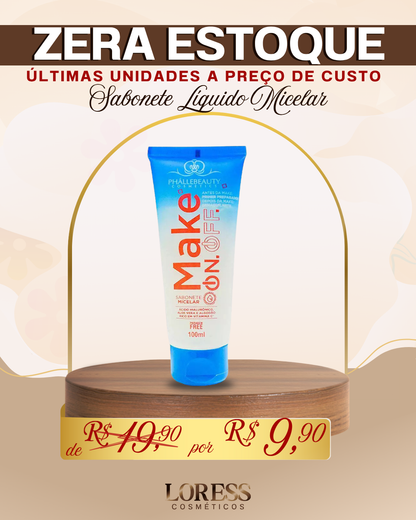 Sabonete Facial Skin Care Micelar Make ON/OFF - Phállebeauty