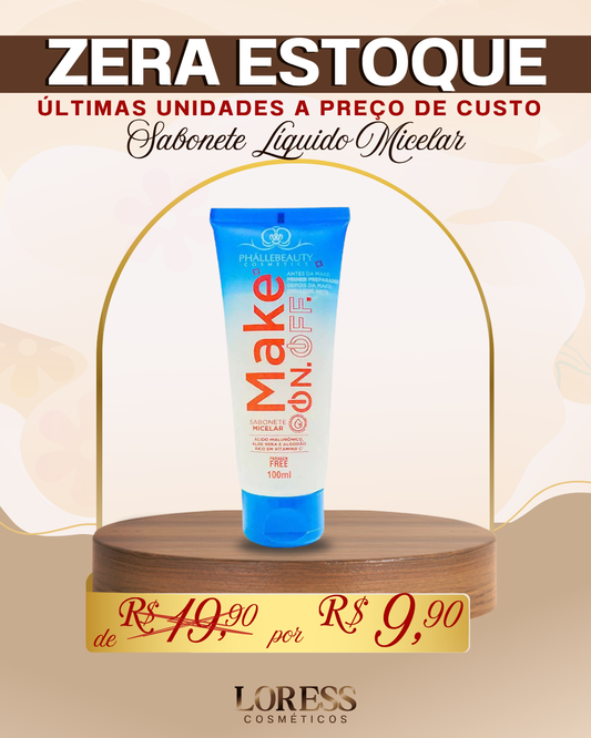 Sabonete Facial Skin Care Micelar Make ON/OFF - Phállebeauty