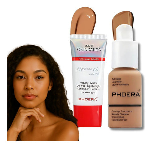 Kit 2und Soft Matte + Natural Look 24h Prova Dágua Phoera