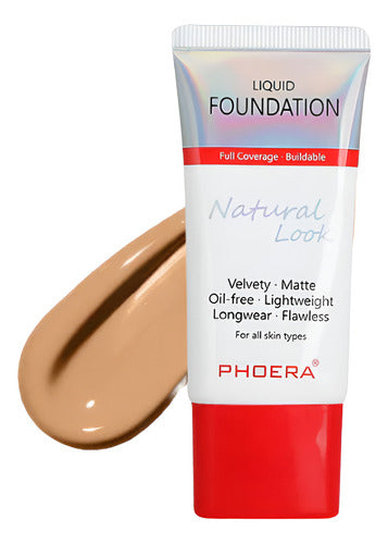 Base Líquida Natural Look 30ml - Phoera