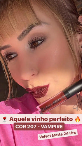 Kit Lábios Divino - Batom Intransferível + Lápis Labial 24hr