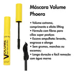 Kit 3un Phoera: Máscaras Volume + 9d + Sérum Para Cílios