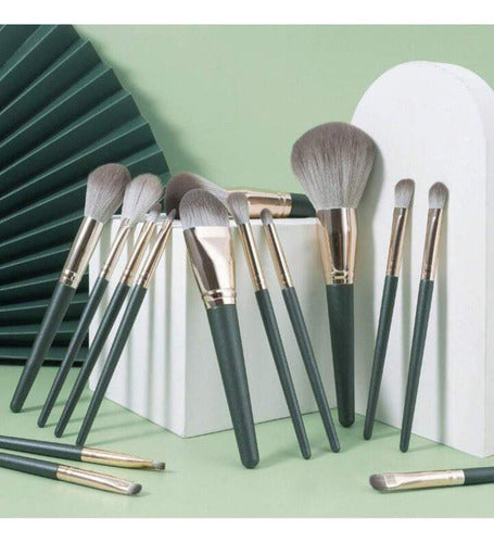 Kit 14 Pincéis Luxo Profissional Maquiagem