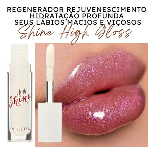 Hydra Gloss Labial High Shine Phoera Boca 85% +hidratada