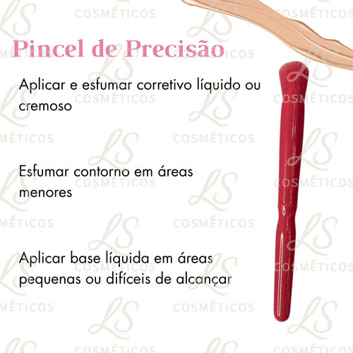 5 Mini Pincéis De Bolsa Deluxe Premium Essenciais Necessarie