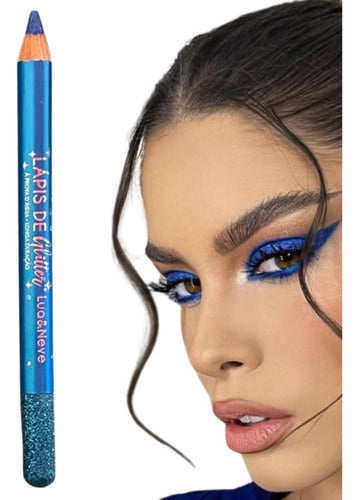 Lápis Glitter Mega Macio- Lua & Neve