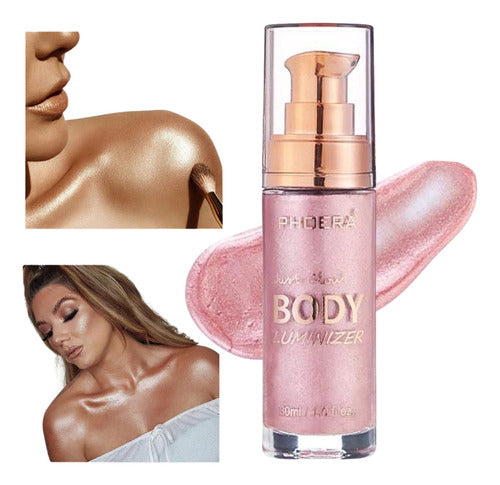 Iluminador Líquido Facial e Corporal Body Luminizer Phoera