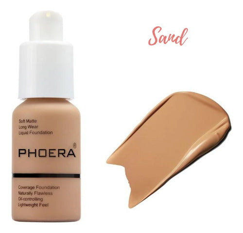 Kit Base Líquida Soft Matte Prova Dagua 24h+ Brinde Esponja Phoera