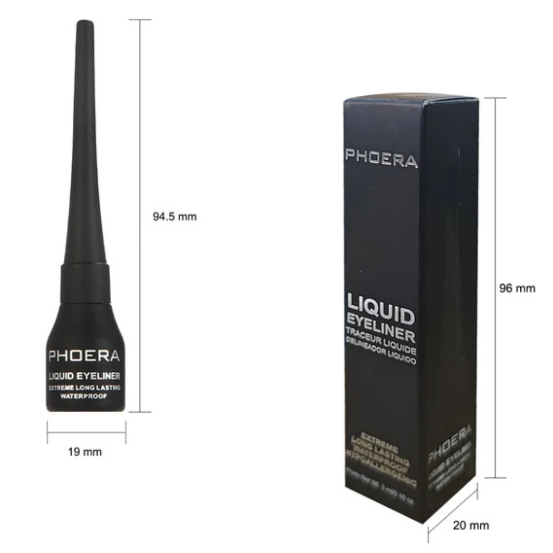 Delineador Líquido Longa Duração Phoera