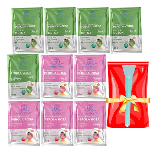 Kit 10und Máscara Sachê Olesidade Limpeza Hidratação +brinde