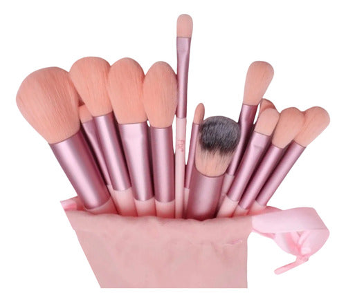 Kit 13 Pincéis Maquiagem Contorno Kabuki Sombra Profissional