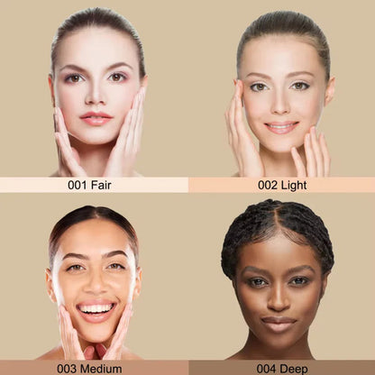 Paleta 3 em 1  Iluminador, Blush E Contorno Phoera