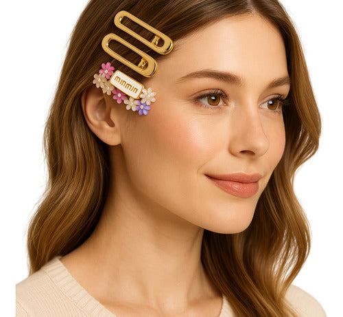 Kit 3 Un Presilhas Grampo De Cabelo