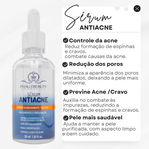 Kit 3und Sérum Facial Pele Hidratação Antirrugas Dia/noite