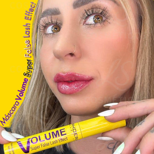 Mascara Cilios Volume E Efeito Boneca A Prova Dagua Phoera