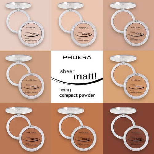 Kit Base Soft Matte + Pó Compacto - Phoera