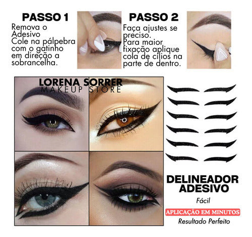 Kit 10und Make Festa Carnaval + Cartela Delineador + Pó Neon