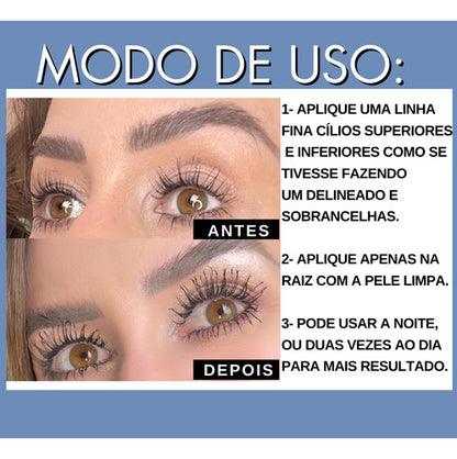 Sérum Tratamento Crescimento Cílios Sobrancelhas Phoera