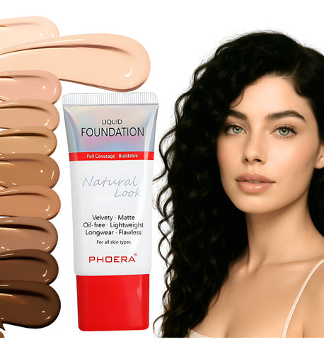 Base Líquida Natural Look 30ml - Phoera