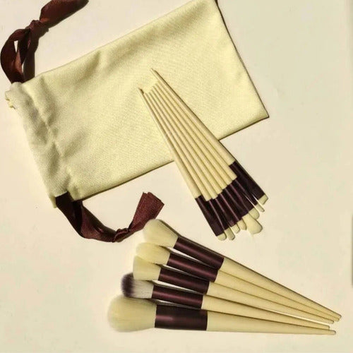 Kit 13 Pincéis Maquiagem Contorno Kabuki Sombra Profissional