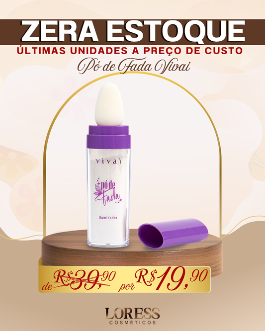 Iluminador Pó De Fada Glitter Shine Glow Facial E Corporal