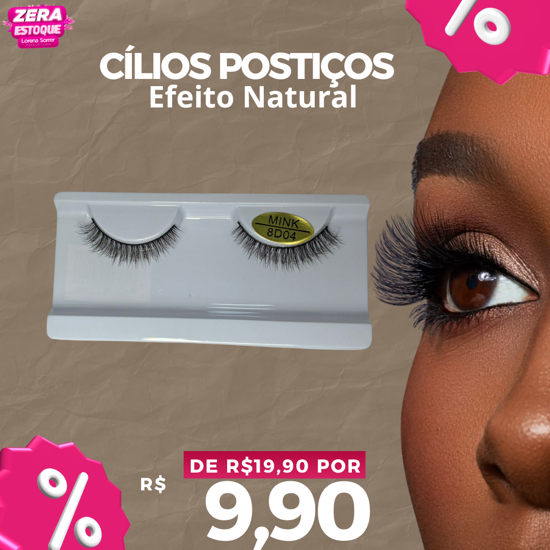 Cílios Postiços Avulsos 2 Modelos