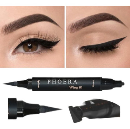 Kit Olhos e Lábios- 3 Lápis Intransferíveis + Delineador Gatinho + Máscara Volume 9D