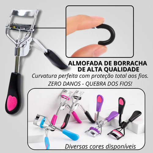 Curvador Modelador Alongador Cílios Curvex Maquiagem Love