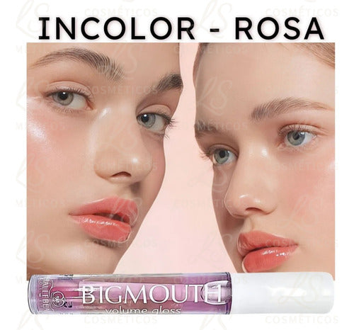 Volume Gloss Glitter Aumenta Efeito Boca Grande Big Mouth