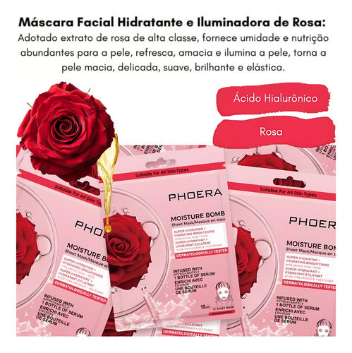Máscara Bomba Facial Alta Concentração Hidratação Intensa