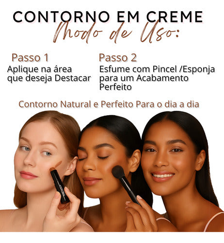 Contorno e Corretivo em Bastão Cremoso Phoera