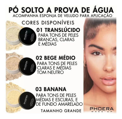 Kit 4 Un Jelly Primer + Base Soft Matte, Pó 14g + Brinde