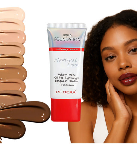 Base Líquida Natural Look 30ml - Phoera