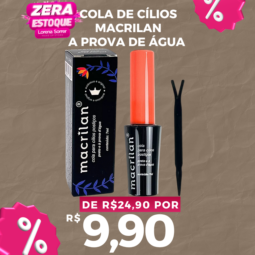 Cola de Cílios Preta - Macrilan