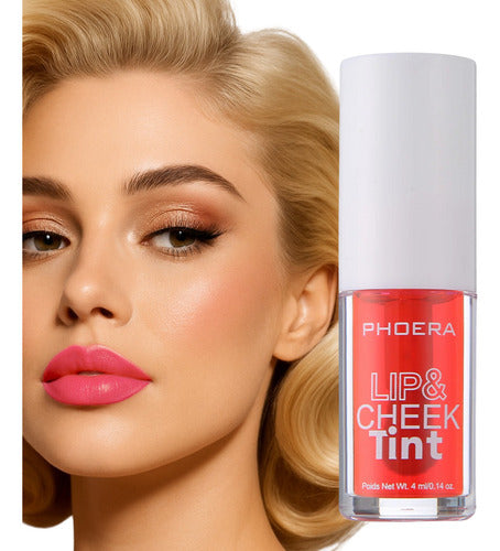Lip Tint Lábios E Bochechas Matte A Prova D'água Phoera